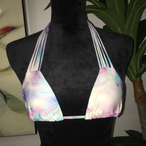 Fringe Detail Straps Bikini Top